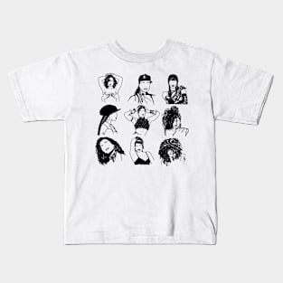 Janet Jackson 70s 80s Vintage Kids T-Shirt